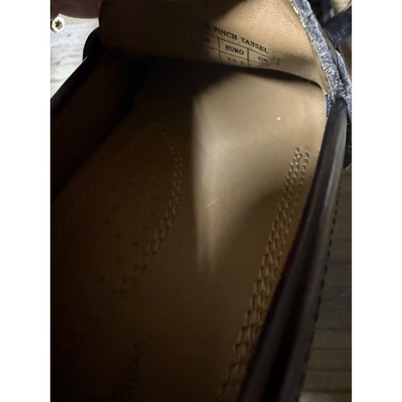 Cole Haan Young Men's Penny Loafer Style Shoes Deep Burgandy Brown Size 2 - Picture 6 of 7